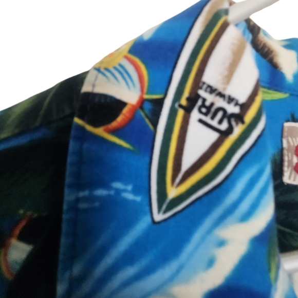 Vintage Hilo Hattie XXL Hawaiian Casual Button Down Tropical Surf Beach Men - Picture 7 of 9